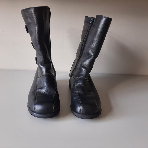Saute-Mouton - Adriana Leather Boots w/ Zipper - Size 9 - 9.5. - Picture 2 of 13